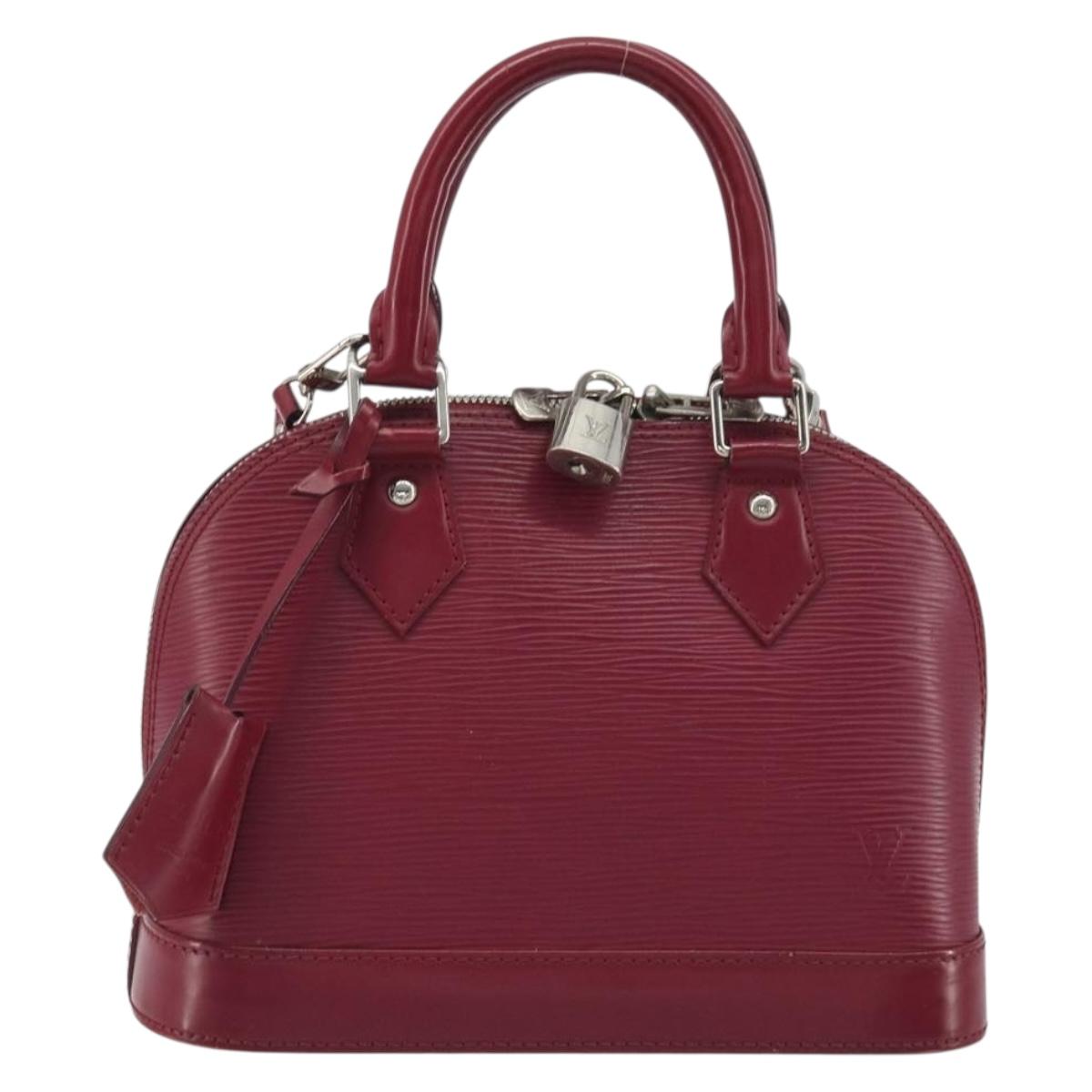 LOUIS VUITTON Epi Alma Hand Bag Fuchsia M40851 LV Auth ep15555A