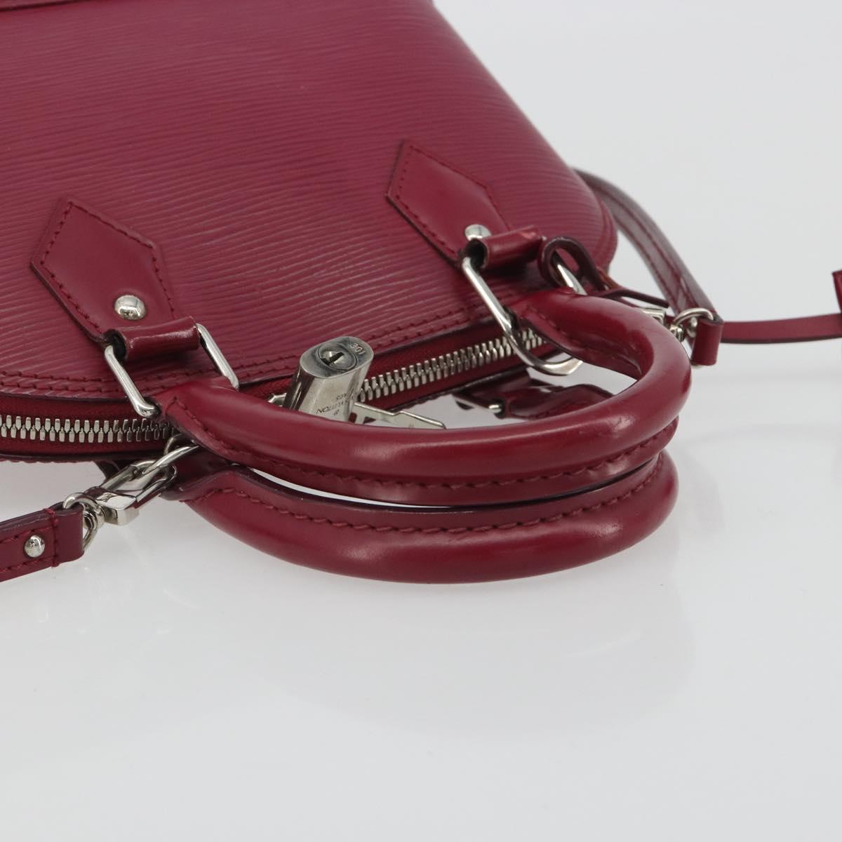 LOUIS VUITTON Epi Alma Hand Bag Fuchsia M40851 LV Auth ep15555A