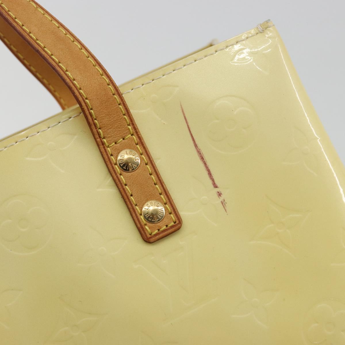 LOUIS VUITTON Monogram Vernis Reade PM Hand Bag Gris M91145 LV Auth ep15566