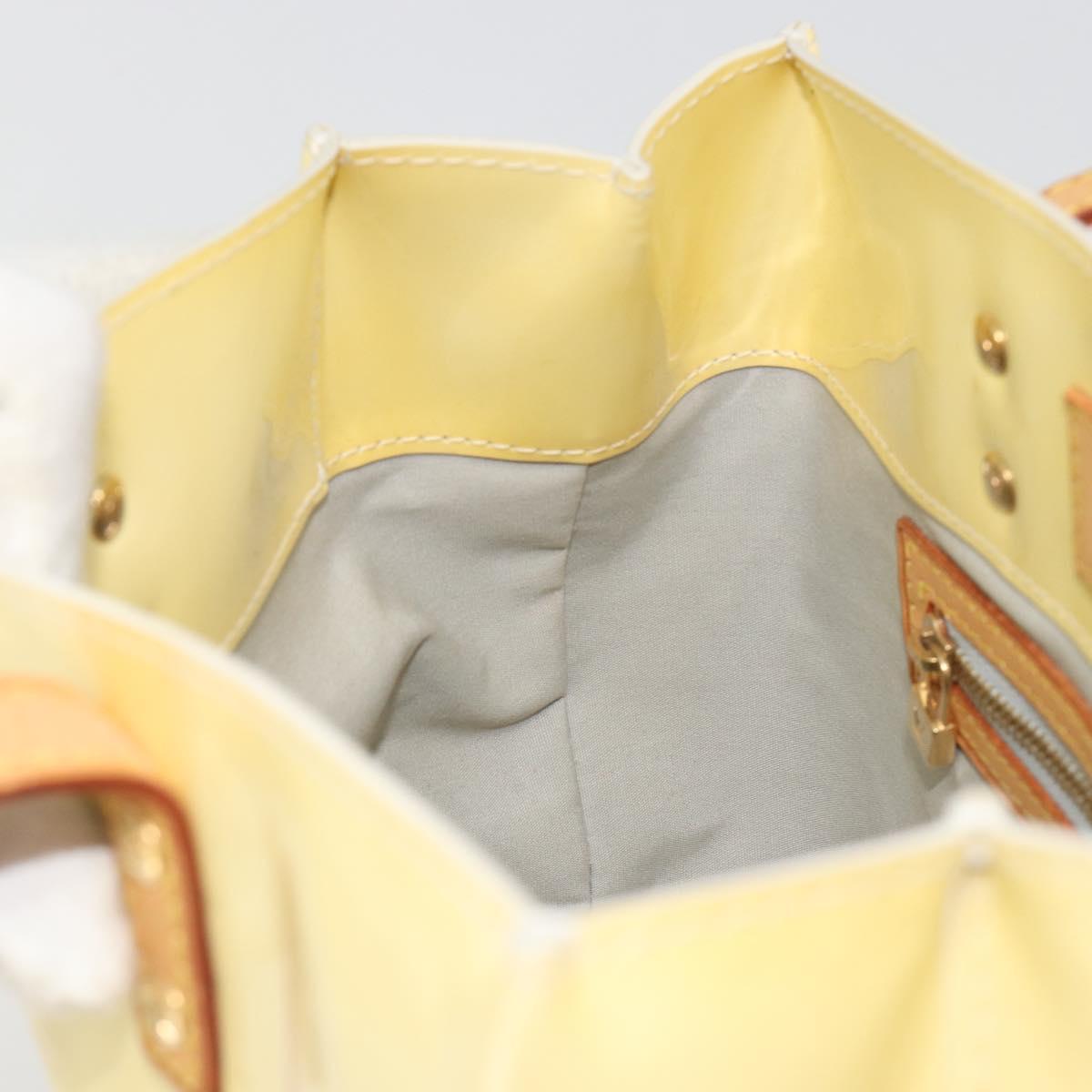 LOUIS VUITTON Monogram Vernis Reade PM Hand Bag Gris M91145 LV Auth ep15566