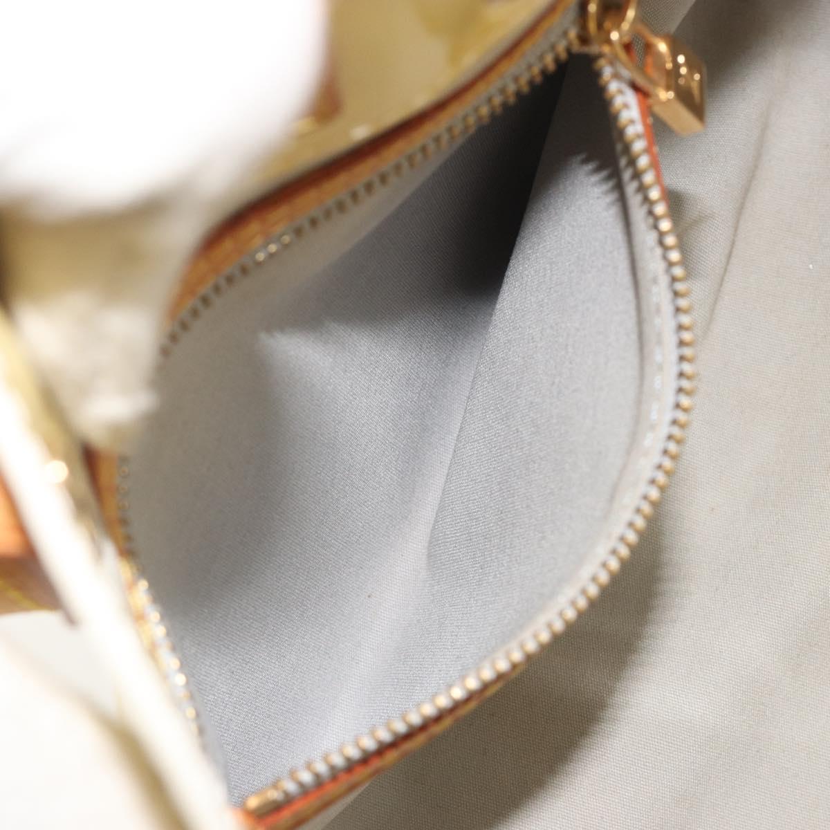 LOUIS VUITTON Monogram Vernis Reade PM Hand Bag Gris M91145 LV Auth ep15566