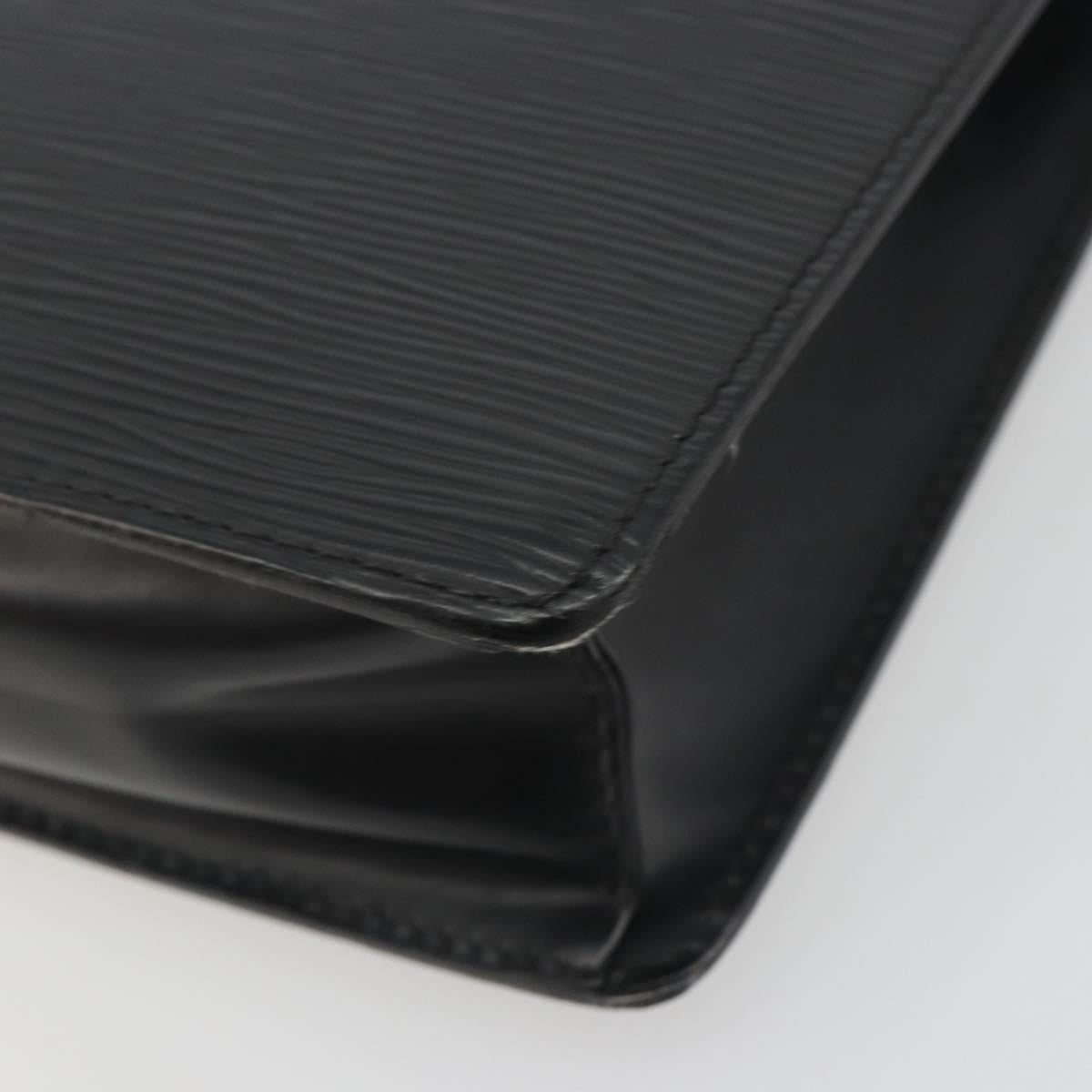 LOUIS VUITTON Epi Pochette Homme Clutch Bag Black M52522 LV Auth ep15569