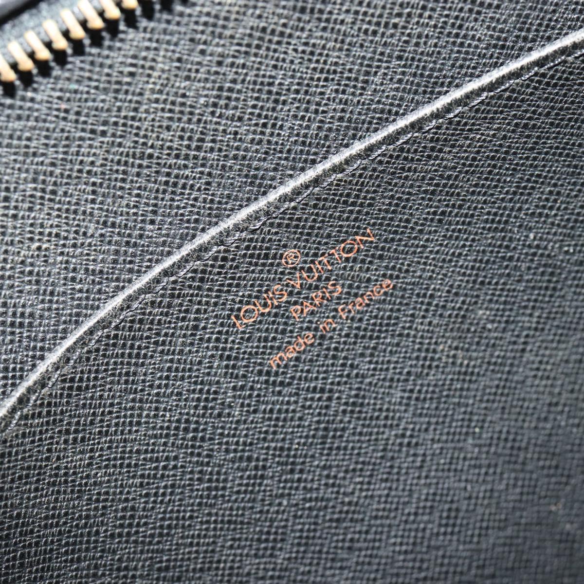 LOUIS VUITTON Epi Pochette Homme Clutch Bag Black M52522 LV Auth ep15569