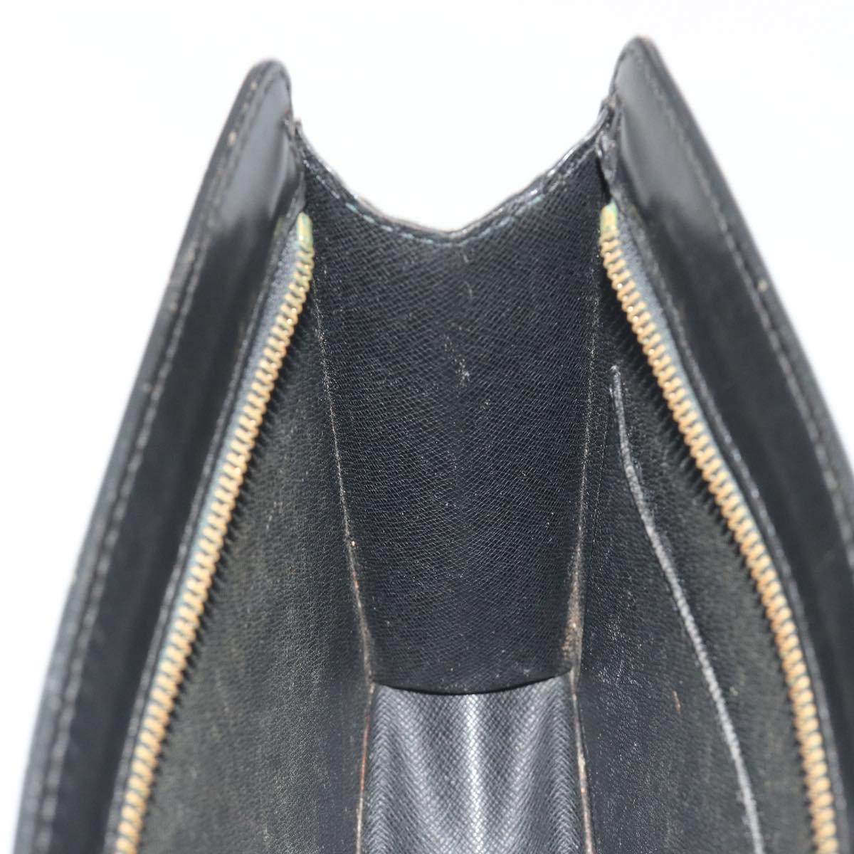 LOUIS VUITTON Epi Pochette Homme Clutch Bag Black M52522 LV Auth ep15569