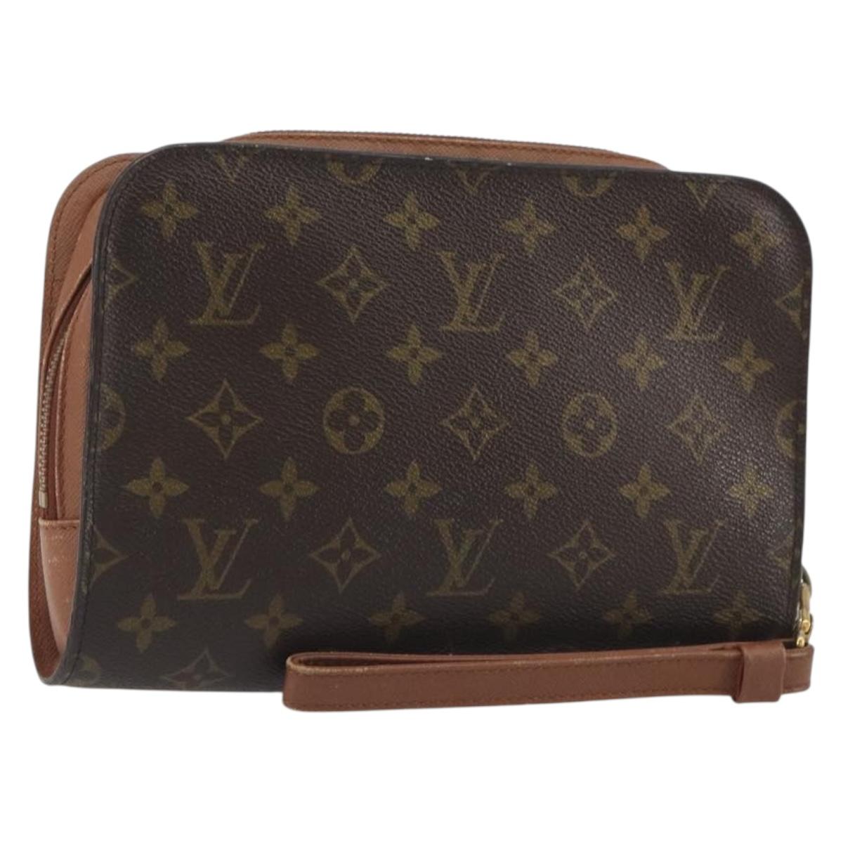 LOUIS VUITTON Monogram Orsay Clutch Bag M51790 LV Auth ep15573