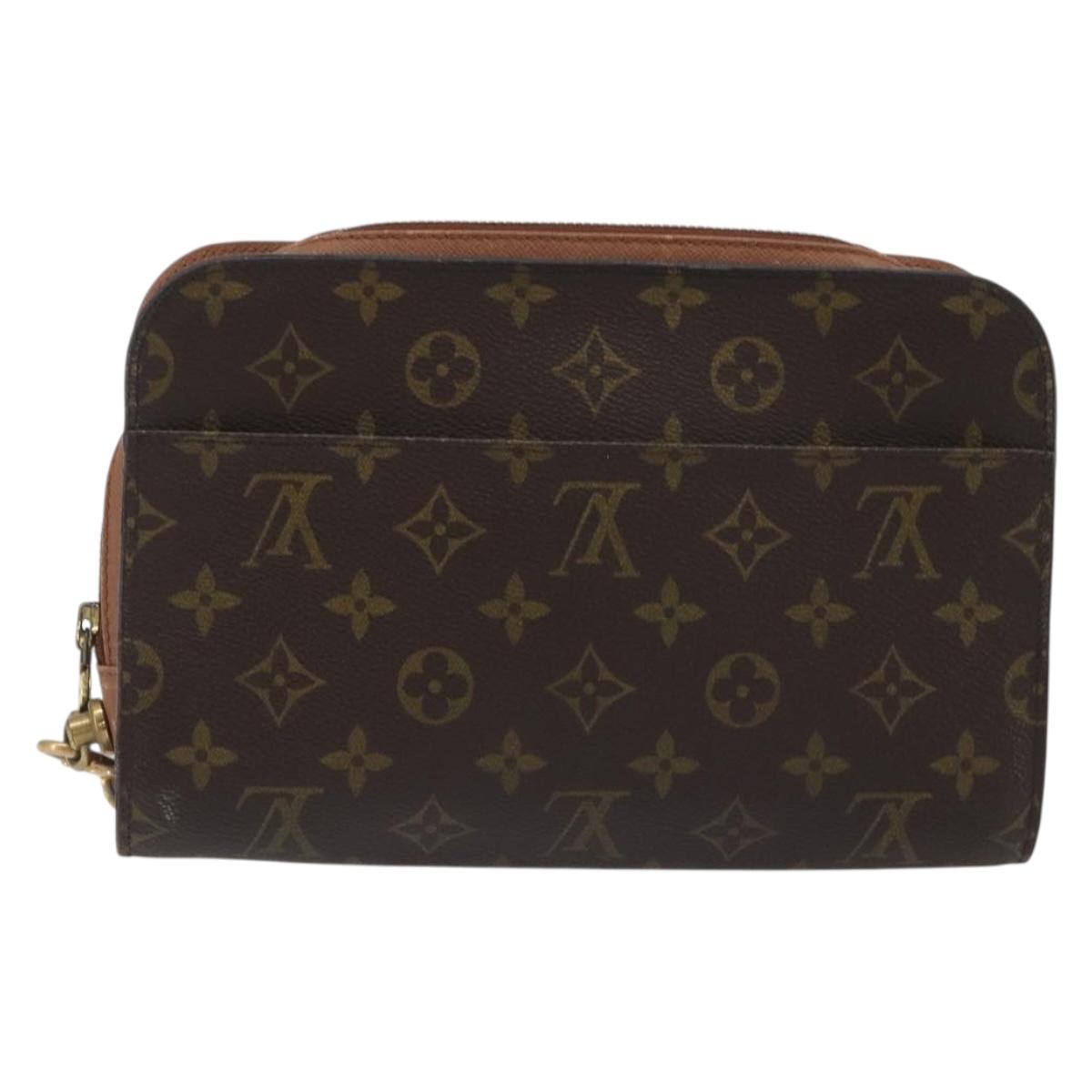 LOUIS VUITTON Monogram Orsay Clutch Bag M51790 LV Auth ep15573