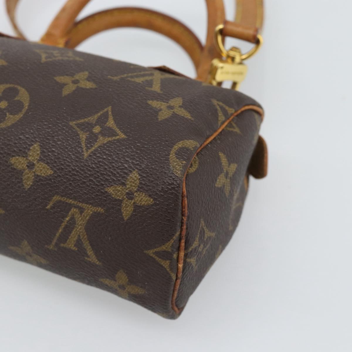 LOUIS VUITTON Monogram Mini Speedy Hand Bag M41534 LV Auth ep15574