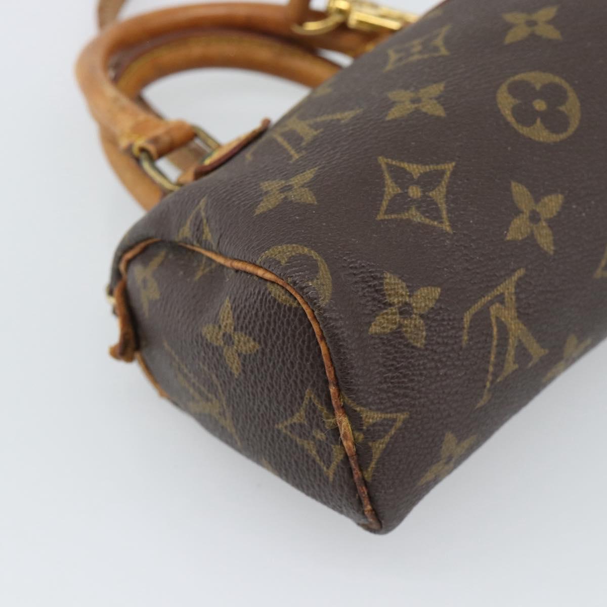 LOUIS VUITTON Monogram Mini Speedy Hand Bag M41534 LV Auth ep15574