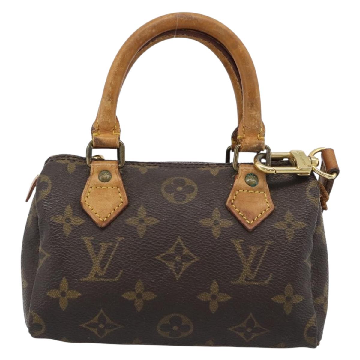 LOUIS VUITTON Monogram Mini Speedy Hand Bag M41534 LV Auth ep15574