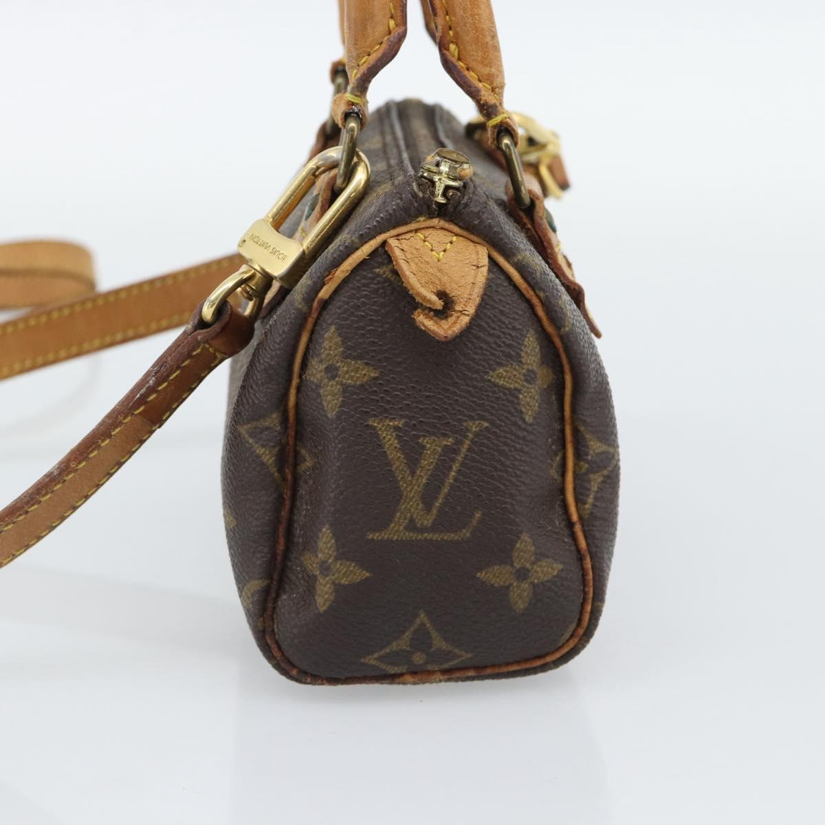 LOUIS VUITTON Monogram Mini Speedy Hand Bag M41534 LV Auth ep15574