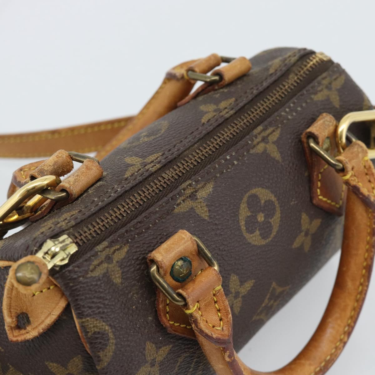 LOUIS VUITTON Monogram Mini Speedy Hand Bag M41534 LV Auth ep15574