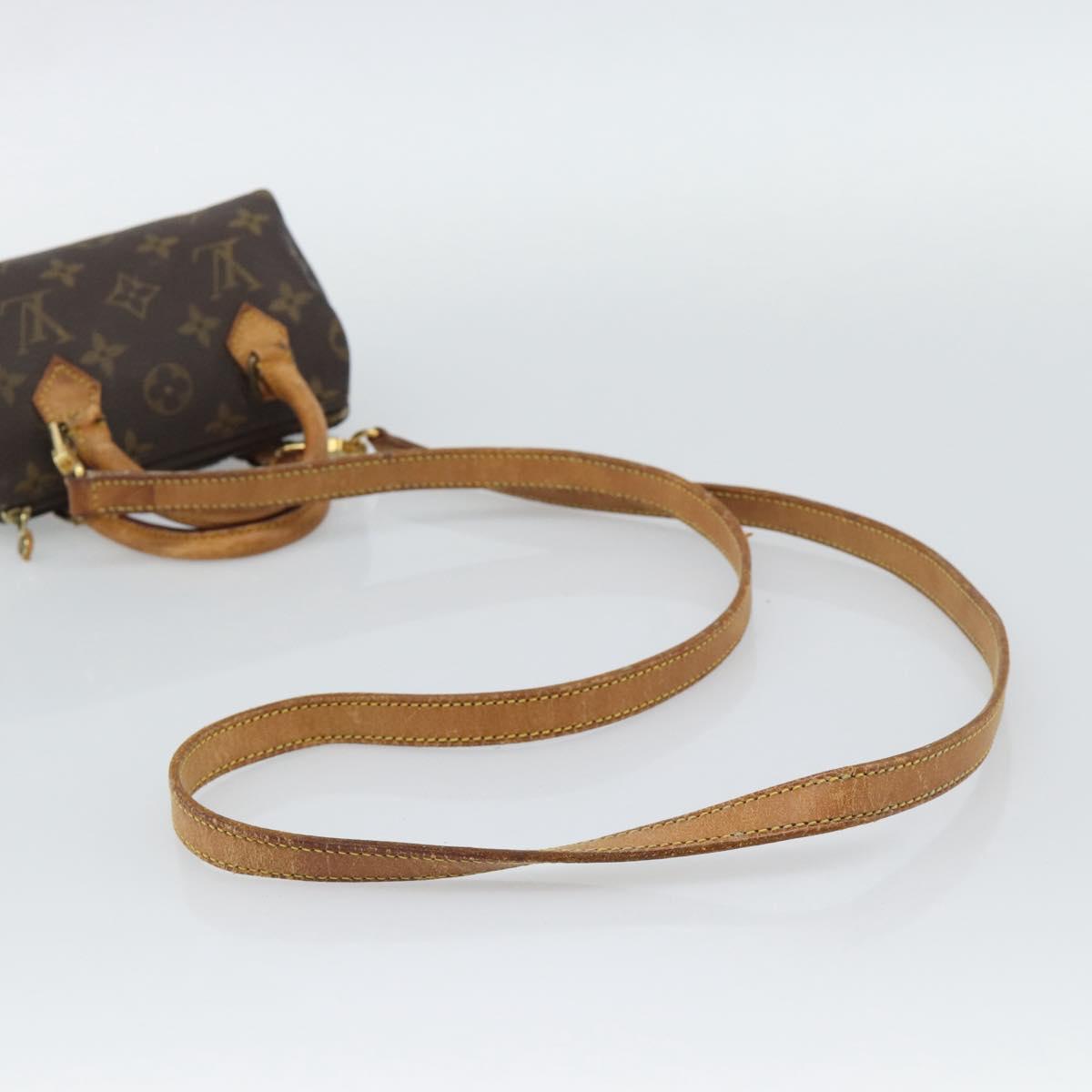 LOUIS VUITTON Monogram Mini Speedy Hand Bag M41534 LV Auth ep15574