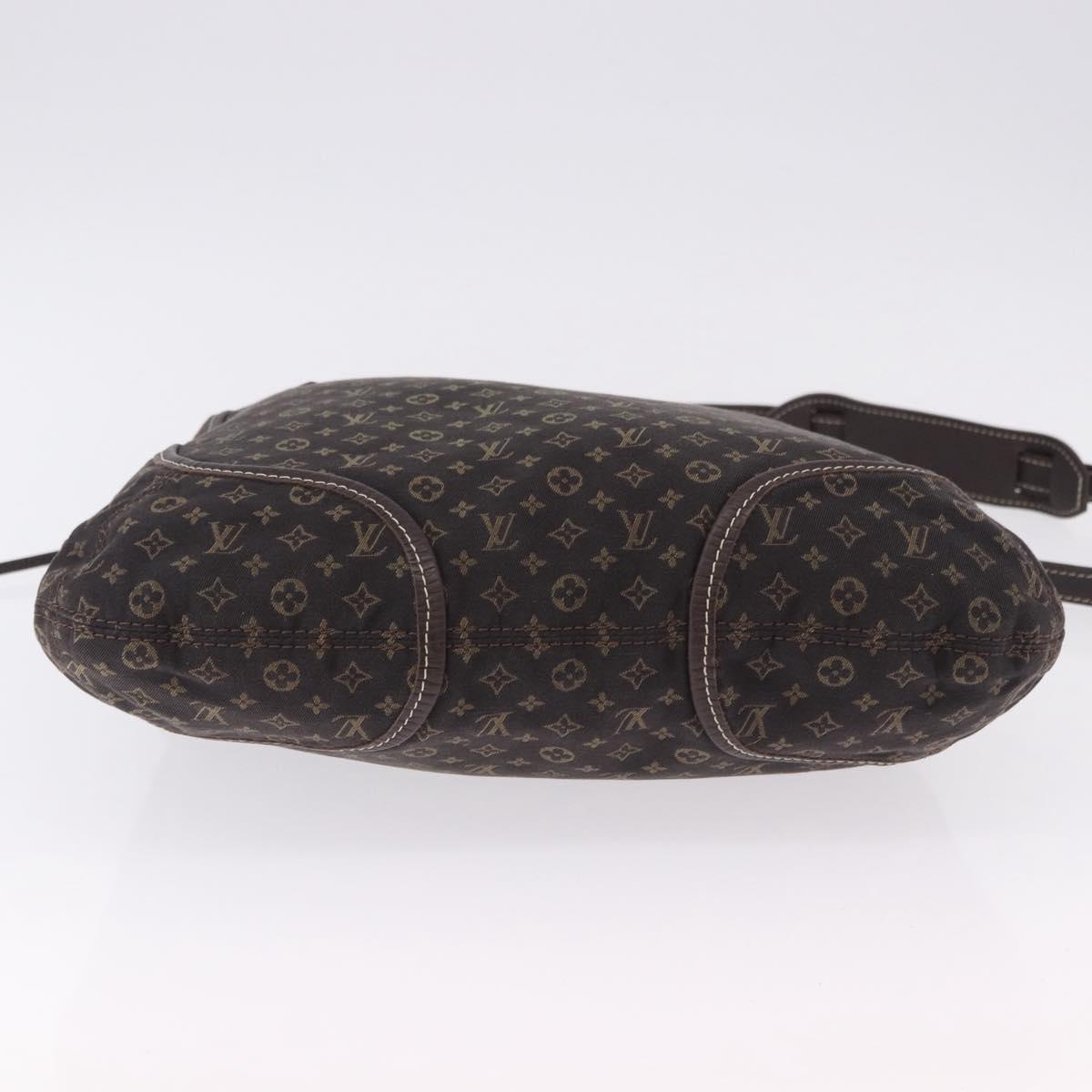 LOUIS VUITTON Monogram Mini Lin Buzasu Anjoul 2way Brown M95617 Auth ep15576A