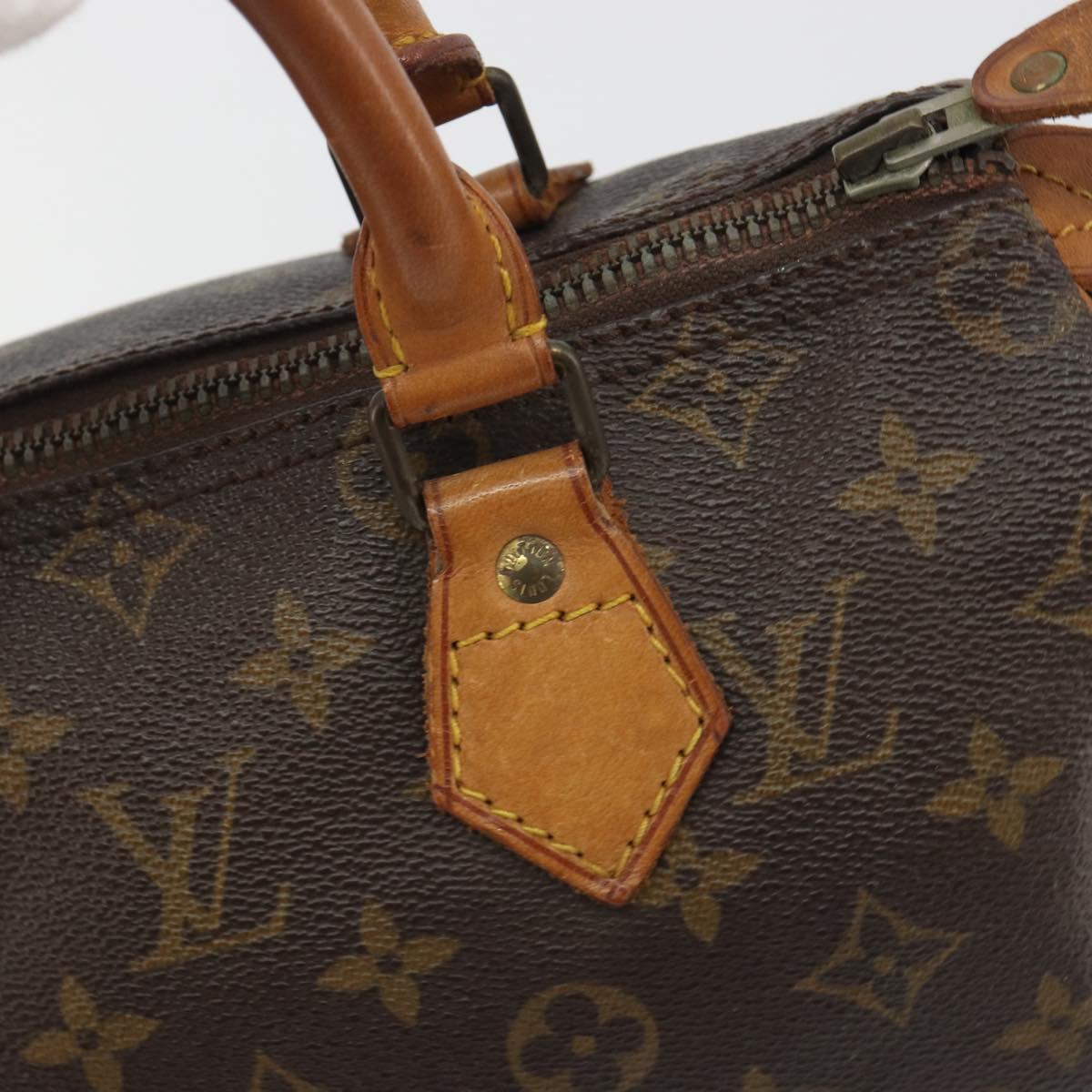 LOUIS VUITTON Monogram Speedy 25 Hand Bag M41528 LV Auth ep15579A