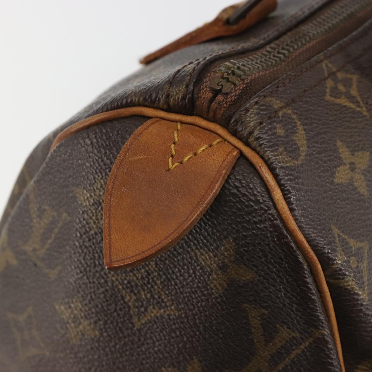 LOUIS VUITTON Monogram Speedy 25 Hand Bag M41528 LV Auth ep15579A