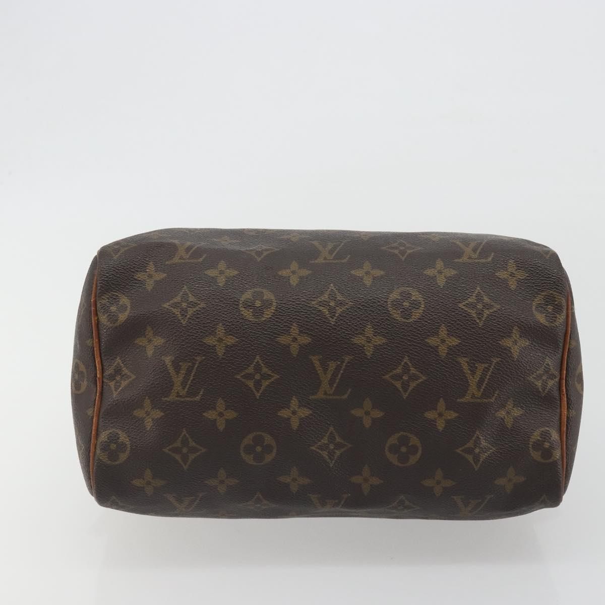 LOUIS VUITTON Monogram Speedy 25 Hand Bag M41528 LV Auth ep15579A