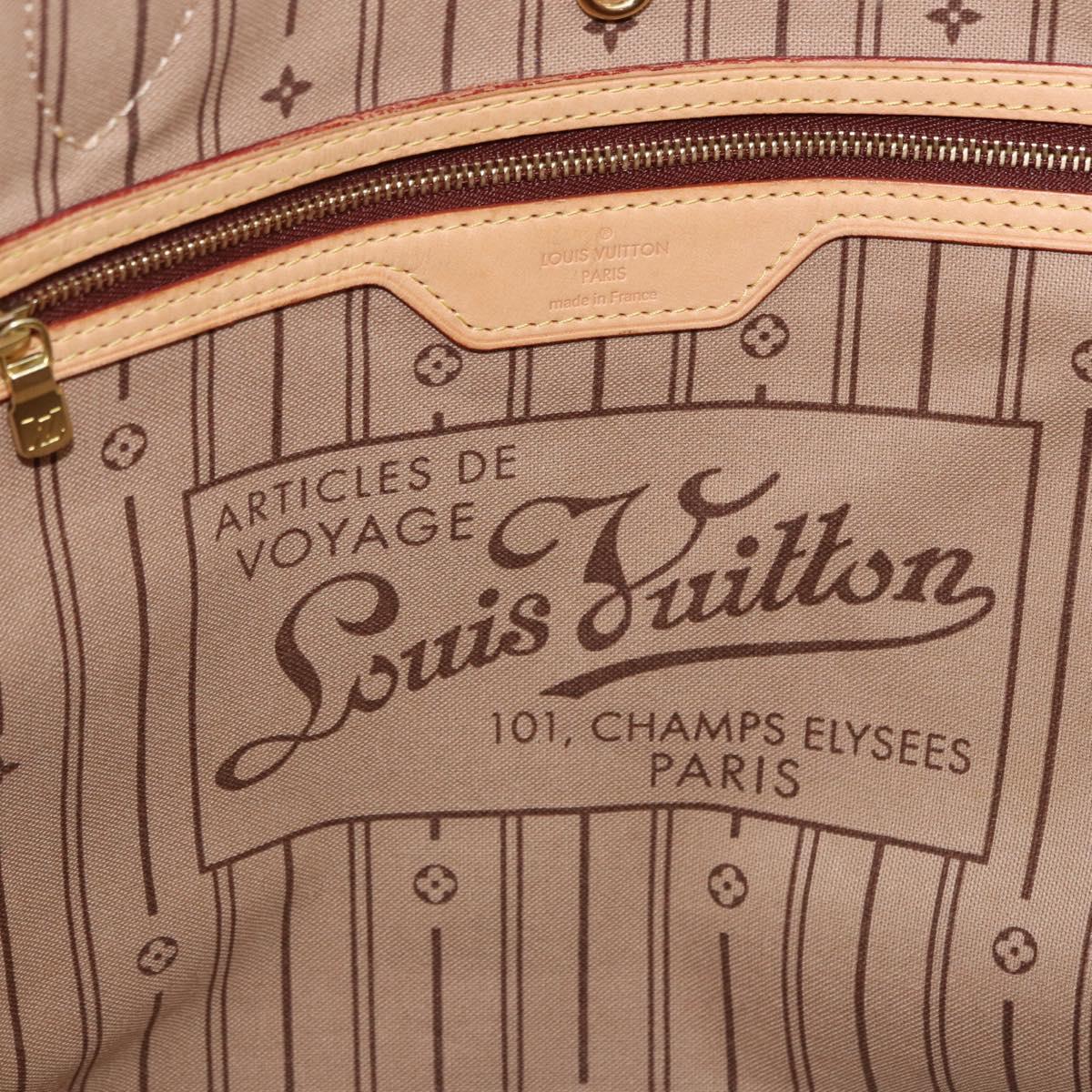 LOUIS VUITTON Monogram Neverfull GM Tote Bag M40157 LV Auth ep15586A