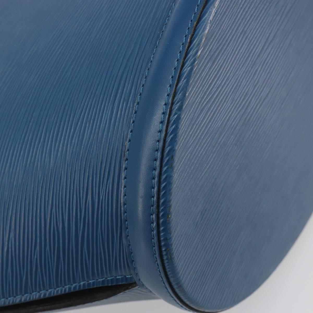 LOUIS VUITTON Epi Saint Jacques Shopping Shoulder Bag Blue M52275 Auth ep15588
