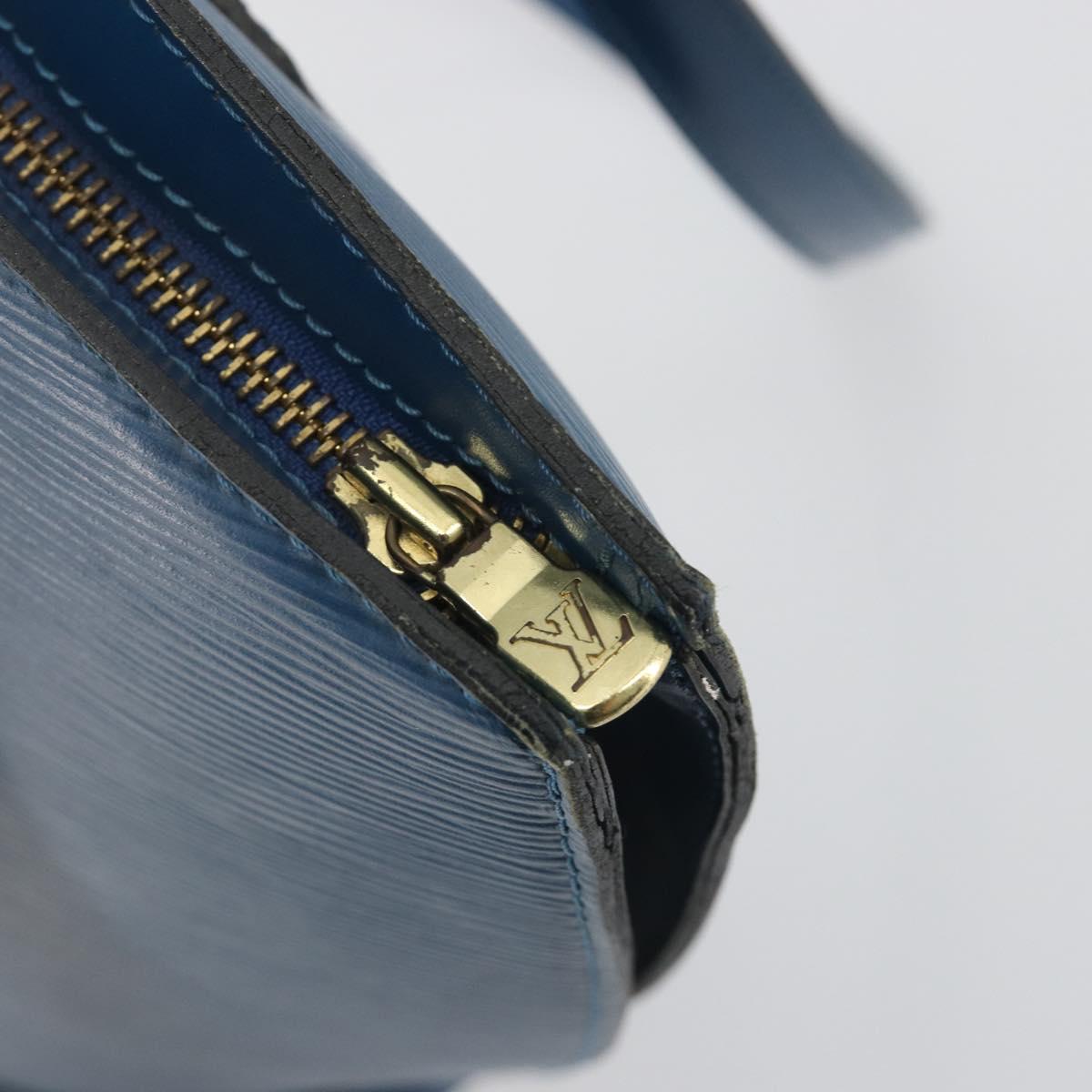 LOUIS VUITTON Epi Saint Jacques Shopping Shoulder Bag Blue M52275 Auth ep15588