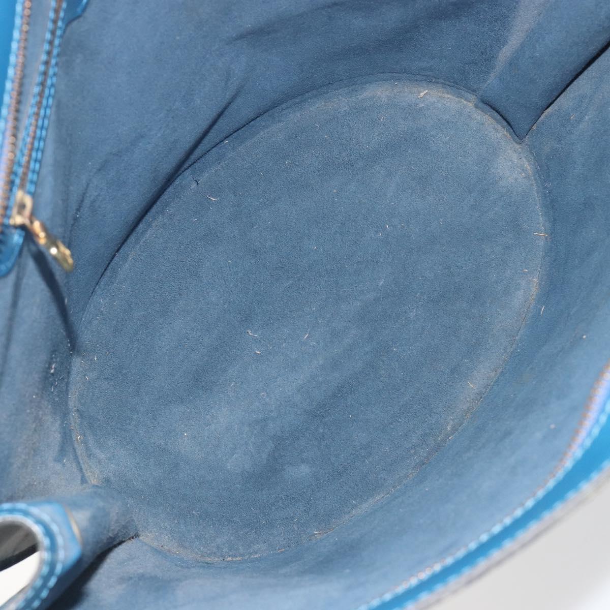 LOUIS VUITTON Epi Saint Jacques Shopping Shoulder Bag Blue M52275 Auth ep15588