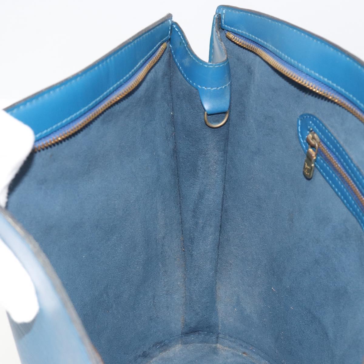 LOUIS VUITTON Epi Saint Jacques Shopping Shoulder Bag Blue M52275 Auth ep15588