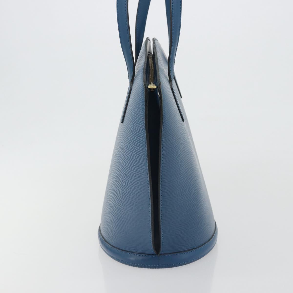 LOUIS VUITTON Epi Saint Jacques Shopping Shoulder Bag Blue M52275 Auth ep15588