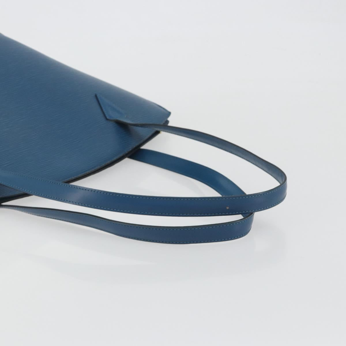 LOUIS VUITTON Epi Saint Jacques Shopping Shoulder Bag Blue M52275 Auth ep15588