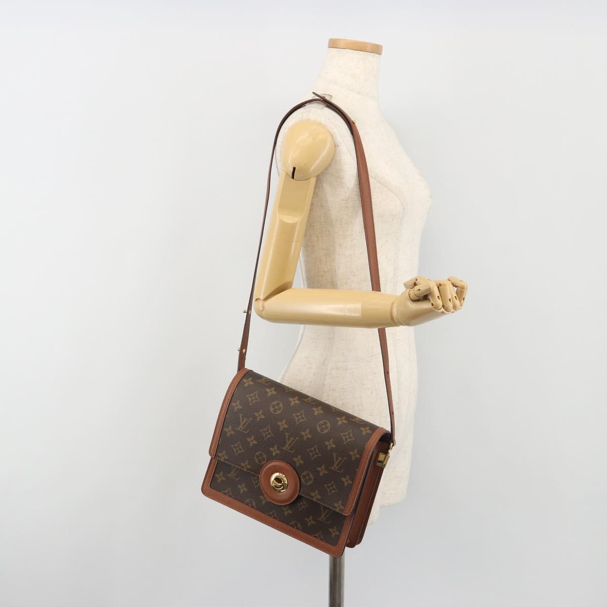 LOUIS VUITTON Monogram Raspail Shoulder Bag M51372 LV Auth ep15591A