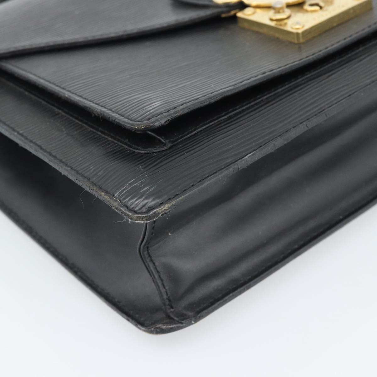 LOUIS VUITTON Epi Monceau 28 Hand Bag Black M52122 LV Auth ep15595