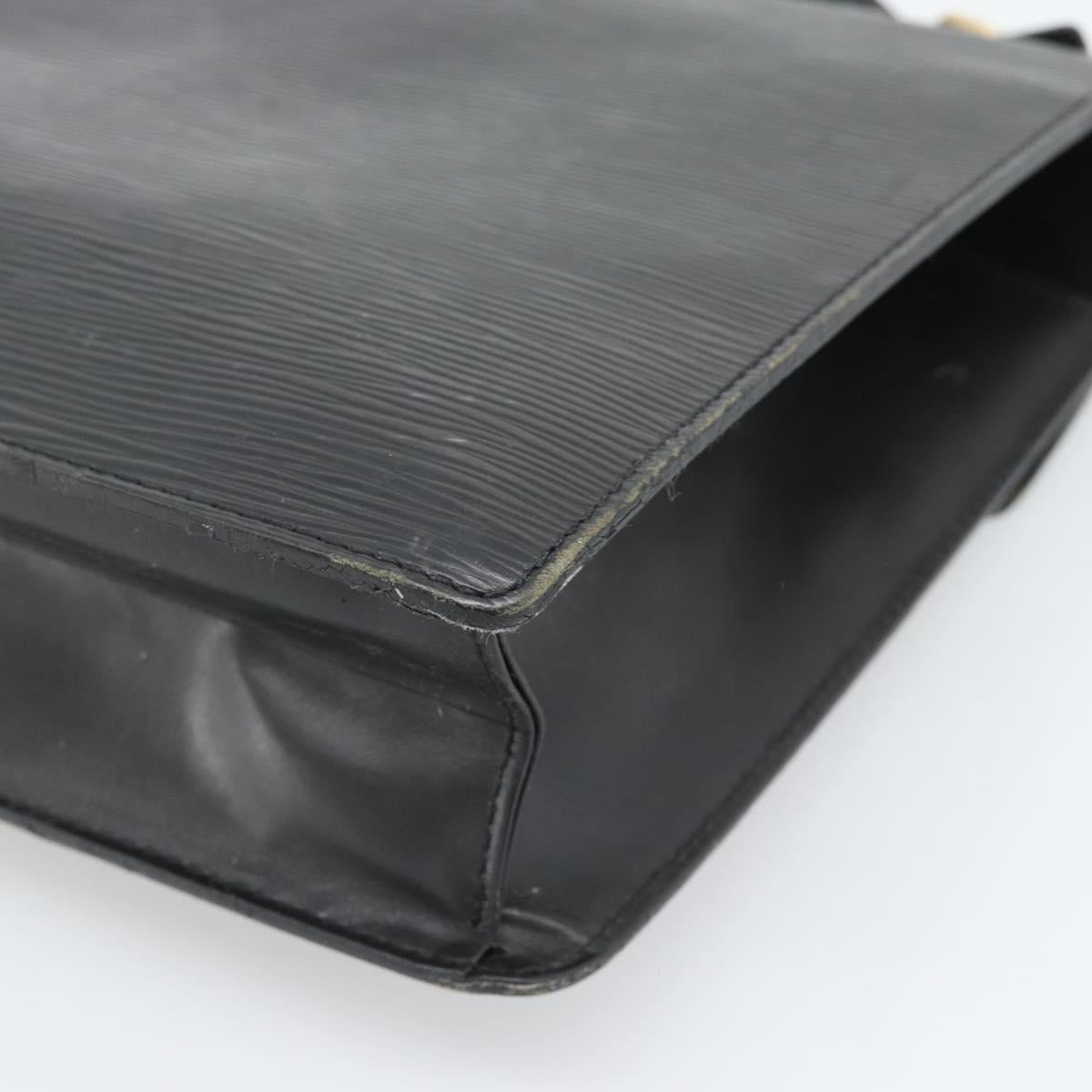 LOUIS VUITTON Epi Monceau 28 Hand Bag Black M52122 LV Auth ep15595