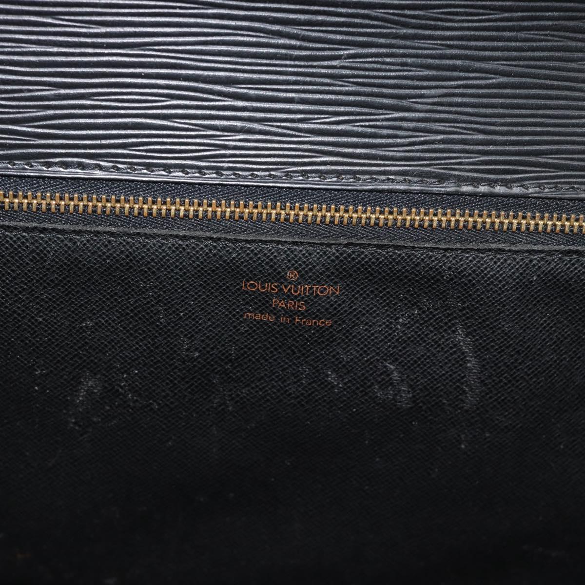 LOUIS VUITTON Epi Monceau 28 Hand Bag Black M52122 LV Auth ep15595