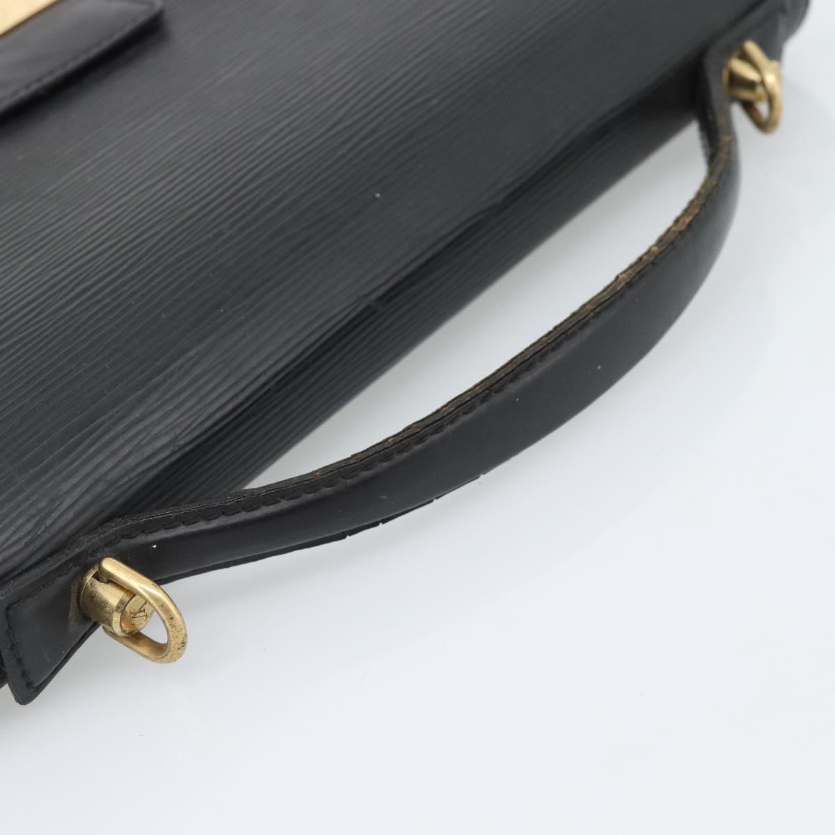 LOUIS VUITTON Epi Monceau 28 Hand Bag Black M52122 LV Auth ep15595