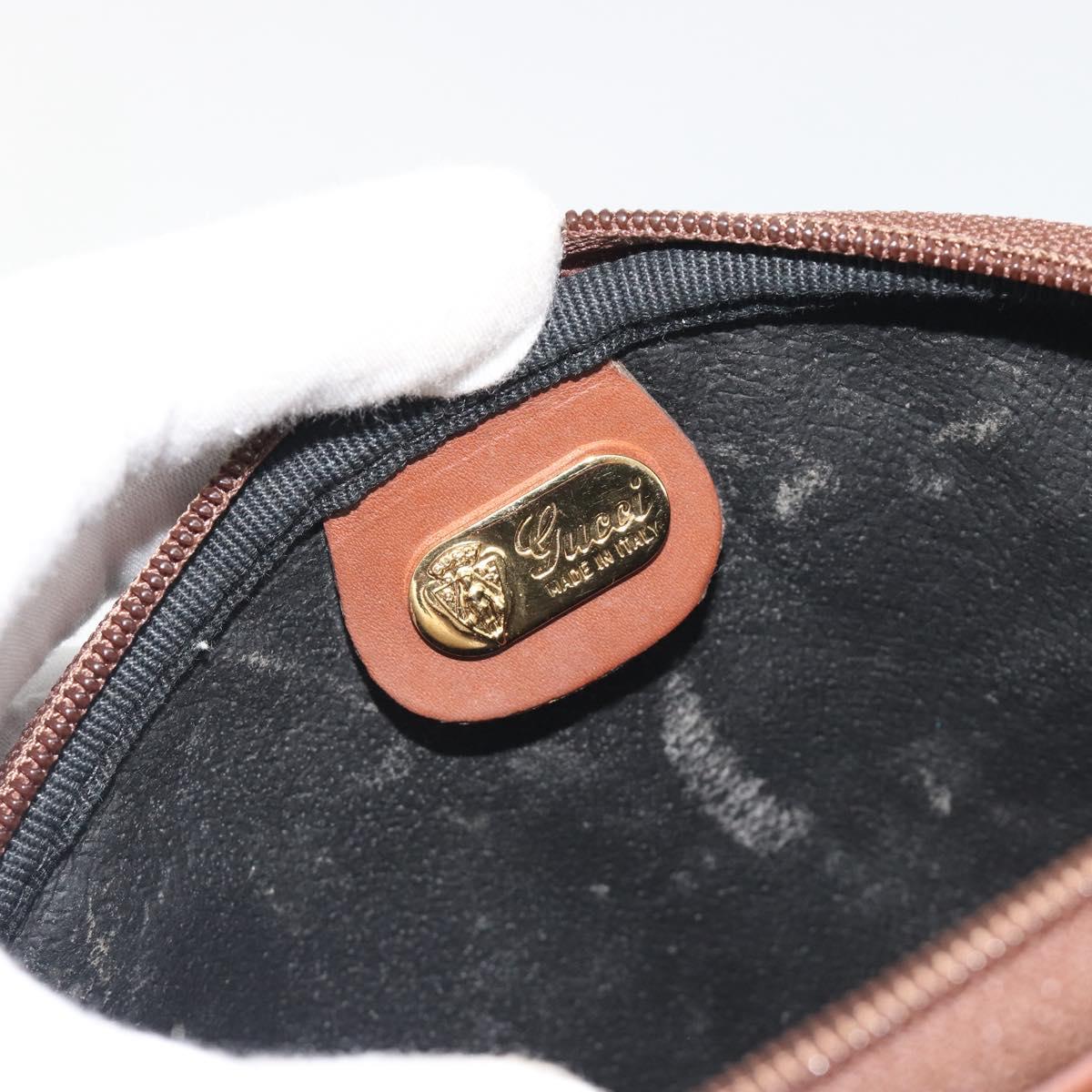 GUCCI Micro GG Supreme Shoulder Bag Black Gold 007 104 0013 Auth ep15607