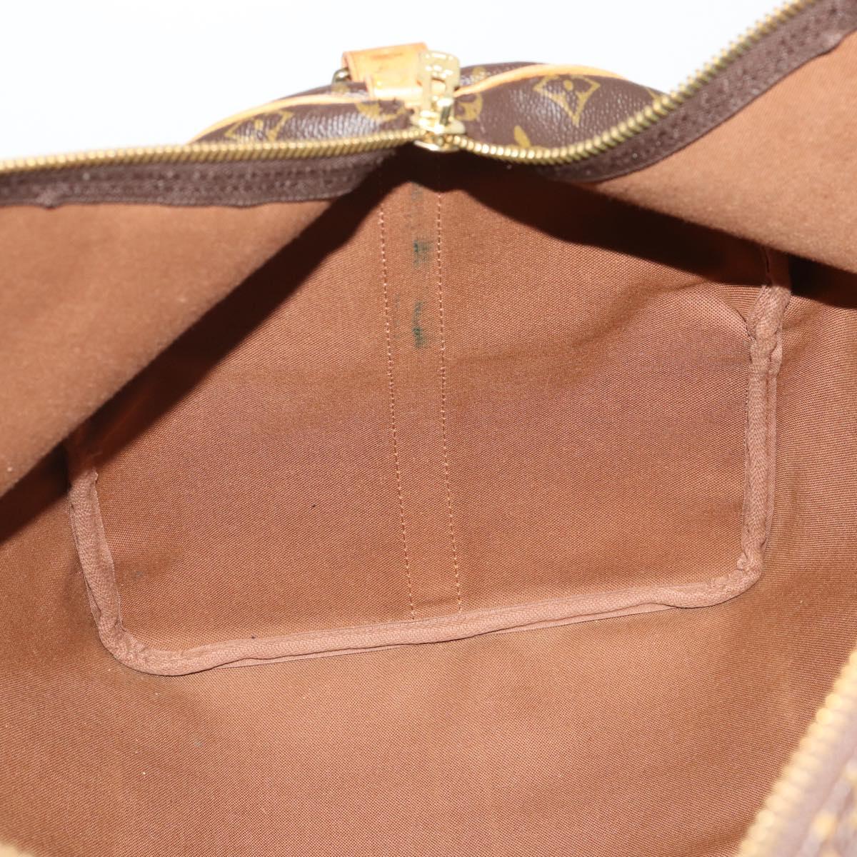 LOUIS VUITTON Monogram Keepall Bandouliere 55 Boston Bag M41414 LV Auth ep15610A