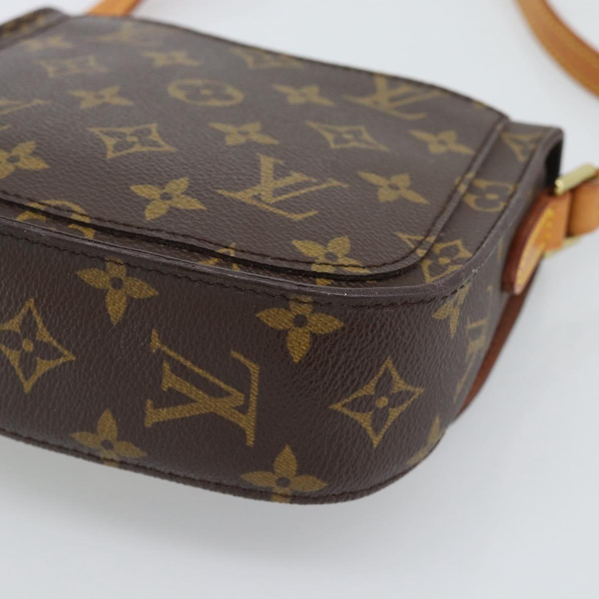 LOUIS VUITTON Monogram Saint Cloud PM Shoulder Bag M51244 LV Auth ep15616A