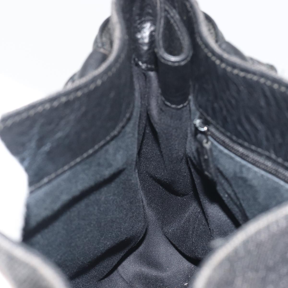 GUCCI GG Canvas Shoulder Bag Black 101971 Auth ep15619