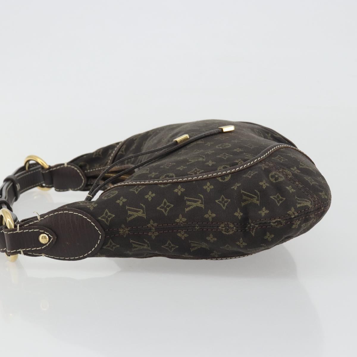 LOUIS VUITTON Monogram Mini Manon PM Shoulder Bag Ebene M95621 LV Auth ep15623A