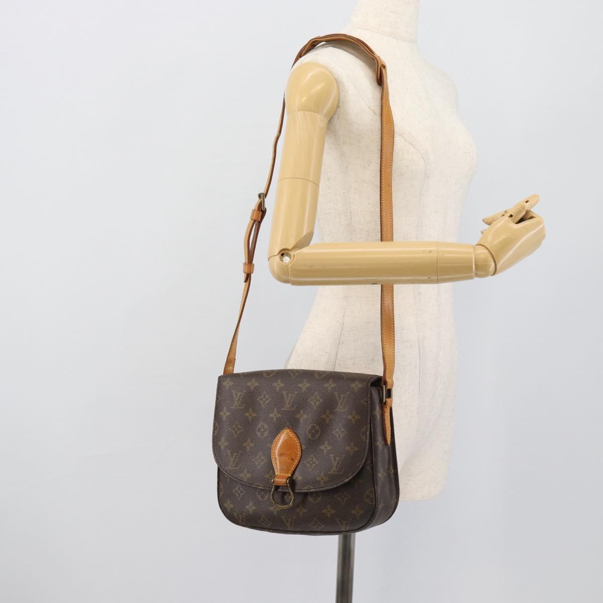 LOUIS VUITTON Monogram Saint Cloud GM Shoulder Bag M51242 LV Auth ep15626