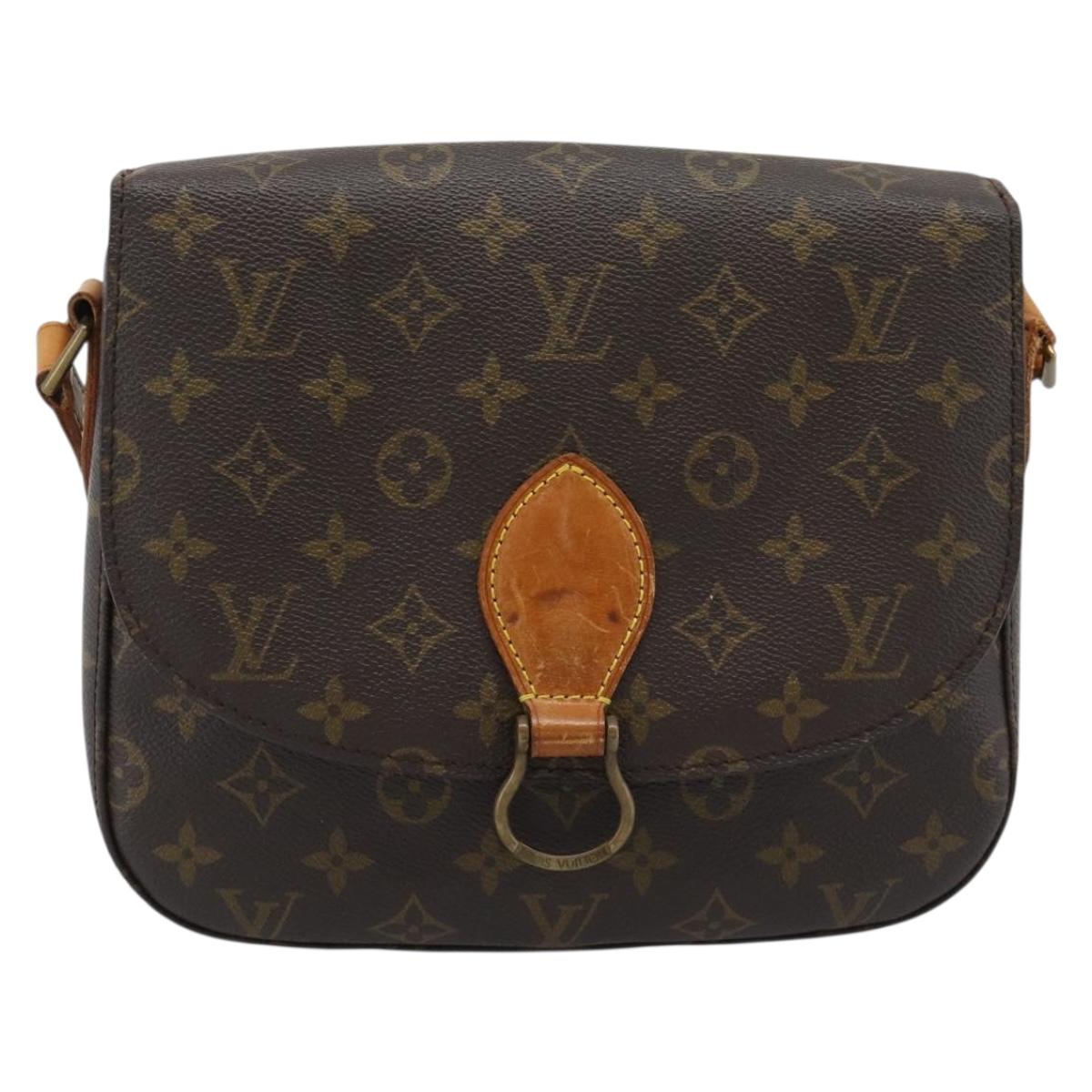 LOUIS VUITTON Monogram Saint Cloud GM Shoulder Bag M51242 LV Auth ep15626