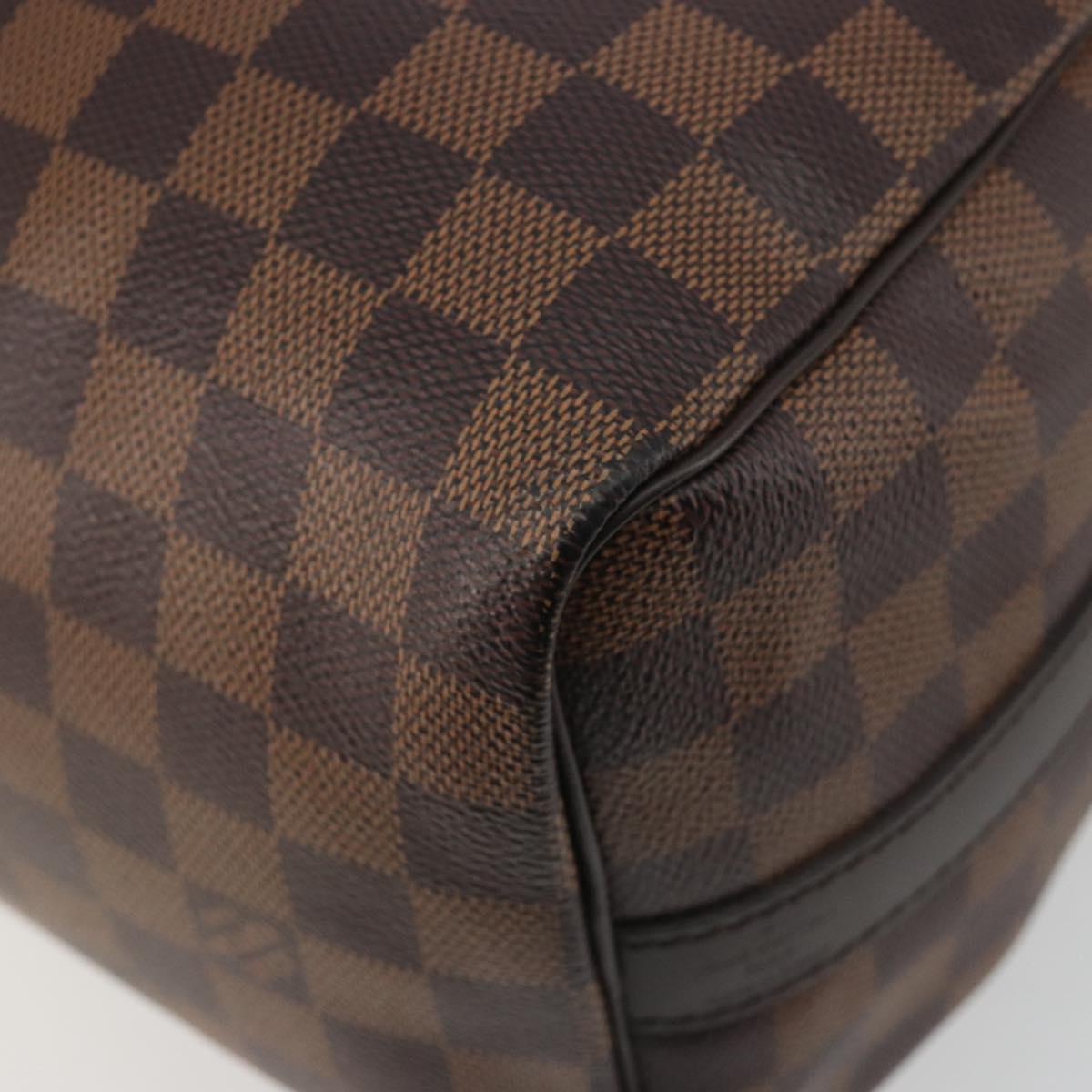 LOUIS VUITTON Damier Ebene Speedy Bandouliere 25 Hand Bag N41368 Auth ep15627V