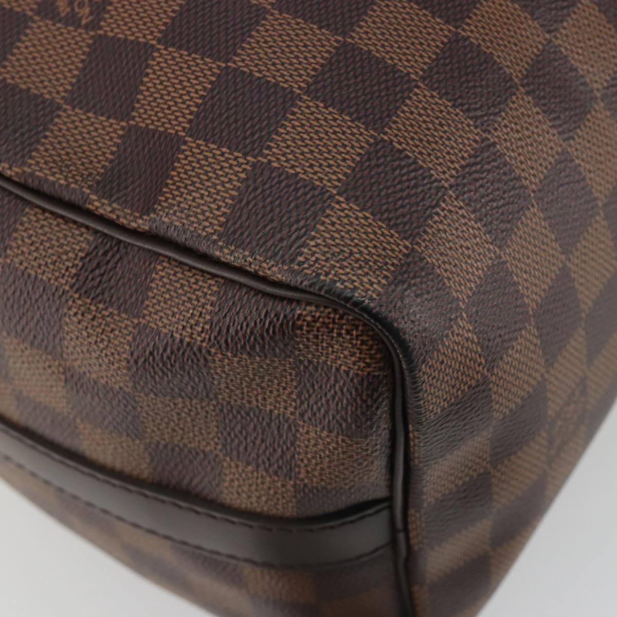 LOUIS VUITTON Damier Ebene Speedy Bandouliere 25 Hand Bag N41368 Auth ep15627V