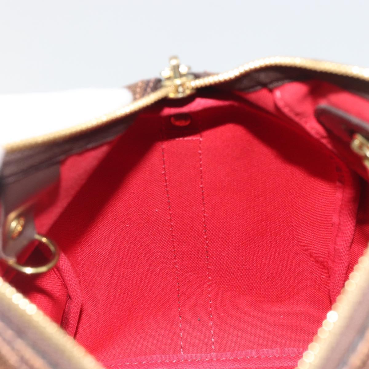LOUIS VUITTON Damier Ebene Speedy Bandouliere 25 Hand Bag N41368 Auth ep15627V