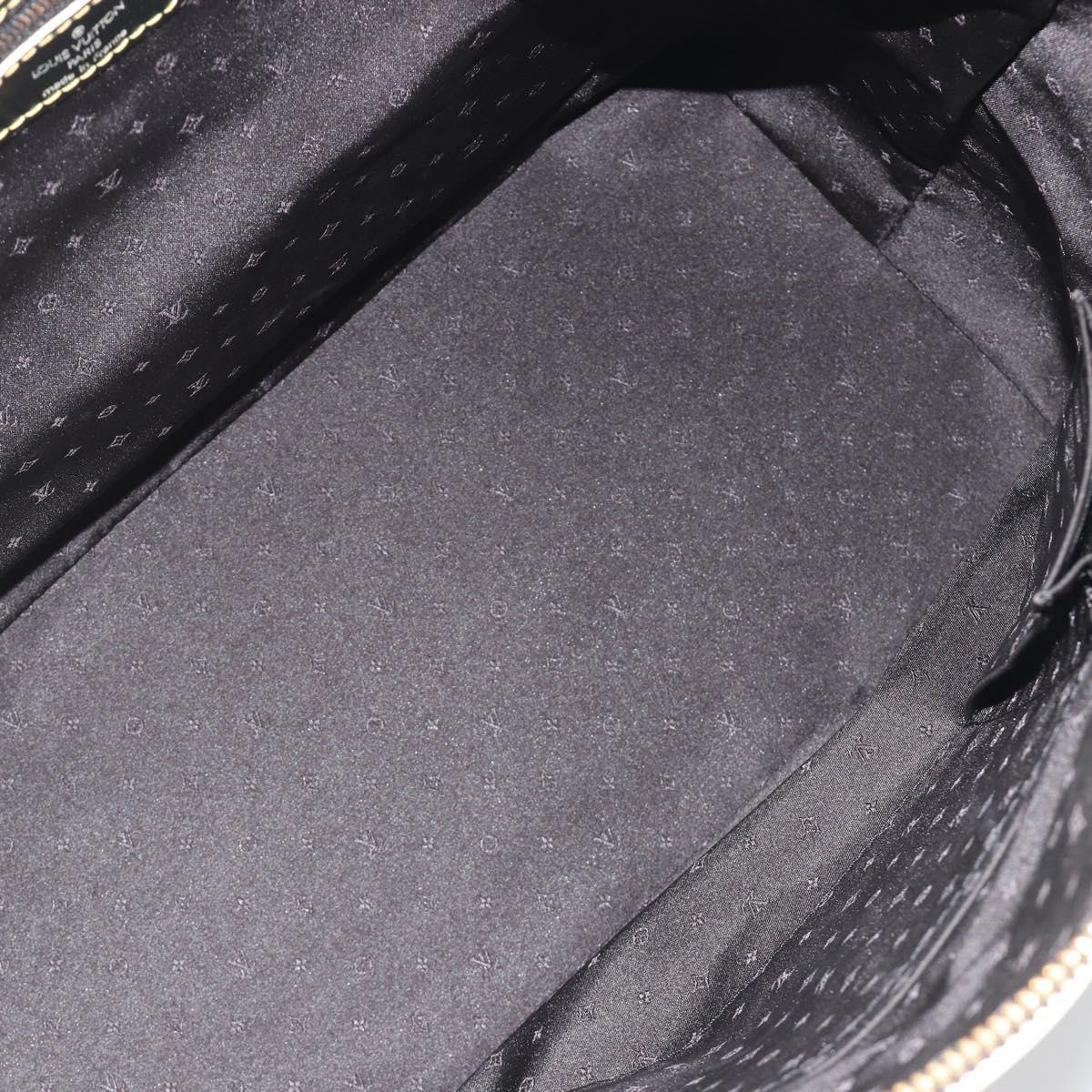 LOUIS VUITTON Suhari Lockit PM Hand Bag Leather Black M91888 LV Auth ep15631