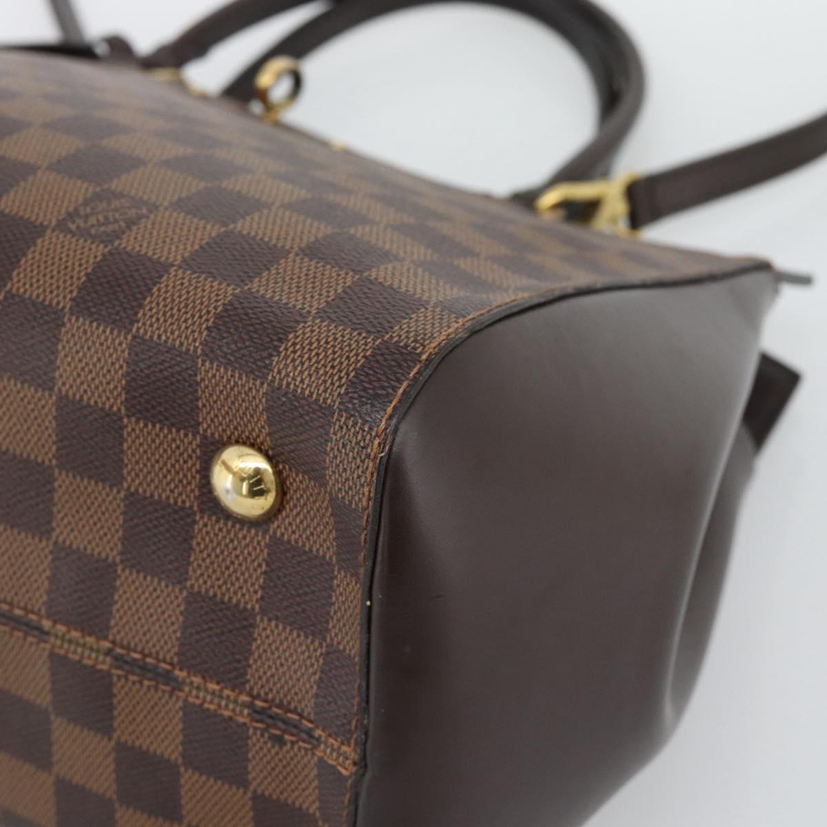 LOUIS VUITTON Damier Ebene Rivoli Hand Bag N41150 LV Auth ep15636V