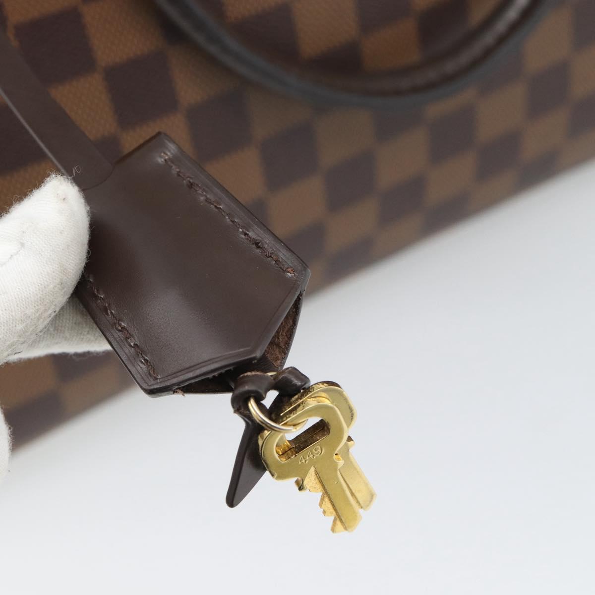 LOUIS VUITTON Damier Ebene Rivoli Hand Bag N41150 LV Auth ep15636V