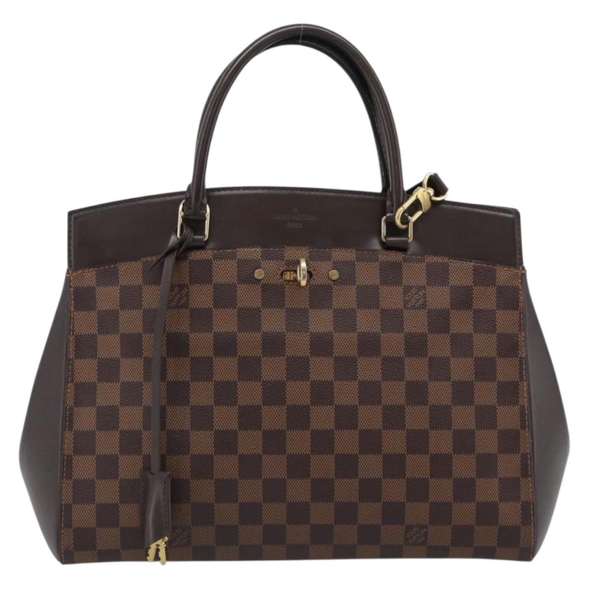 LOUIS VUITTON Damier Ebene Rivoli Hand Bag N41150 LV Auth ep15636V