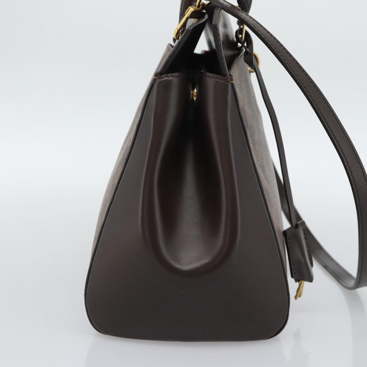 LOUIS VUITTON Damier Ebene Rivoli Hand Bag N41150 LV Auth ep15636V