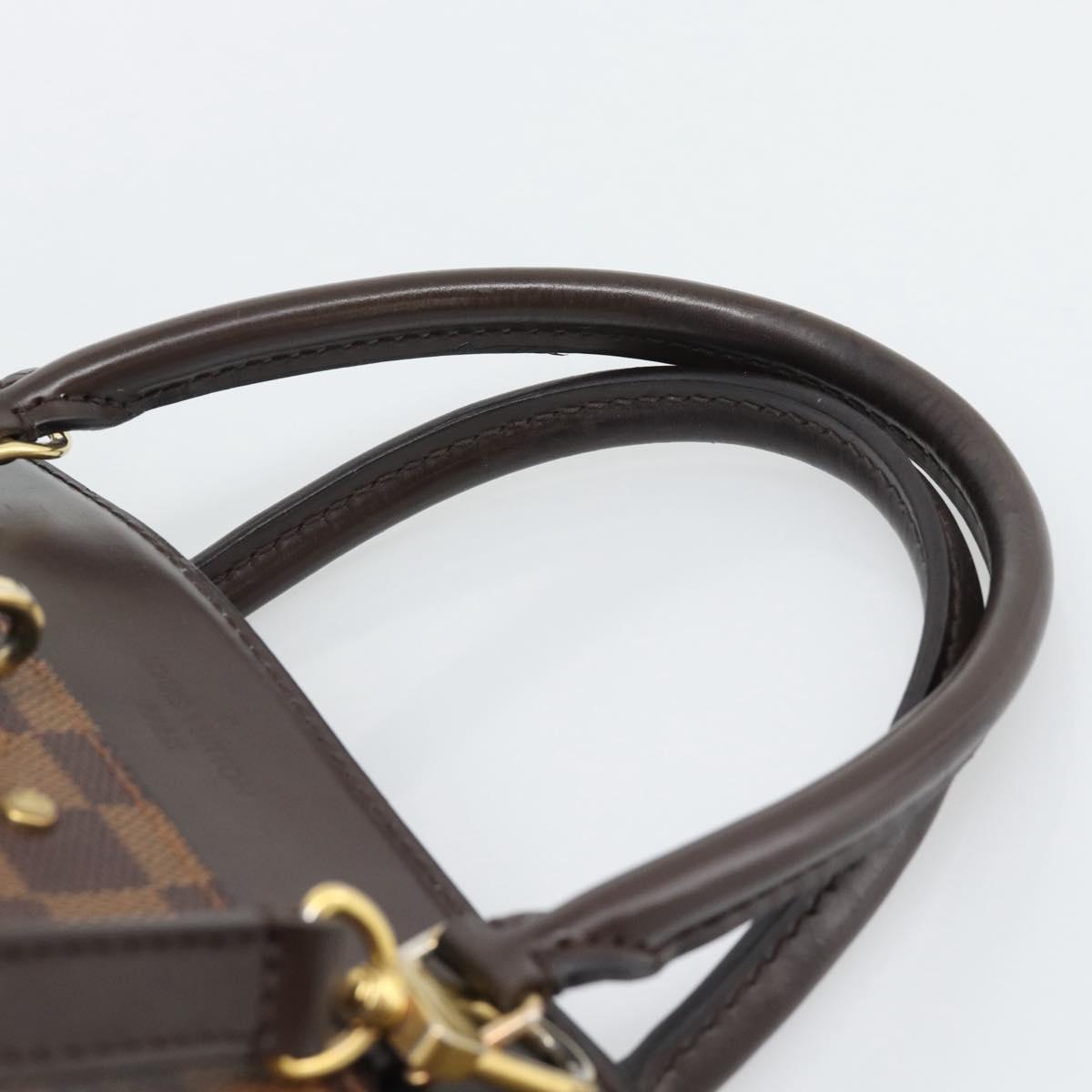 LOUIS VUITTON Damier Ebene Rivoli Hand Bag N41150 LV Auth ep15636V