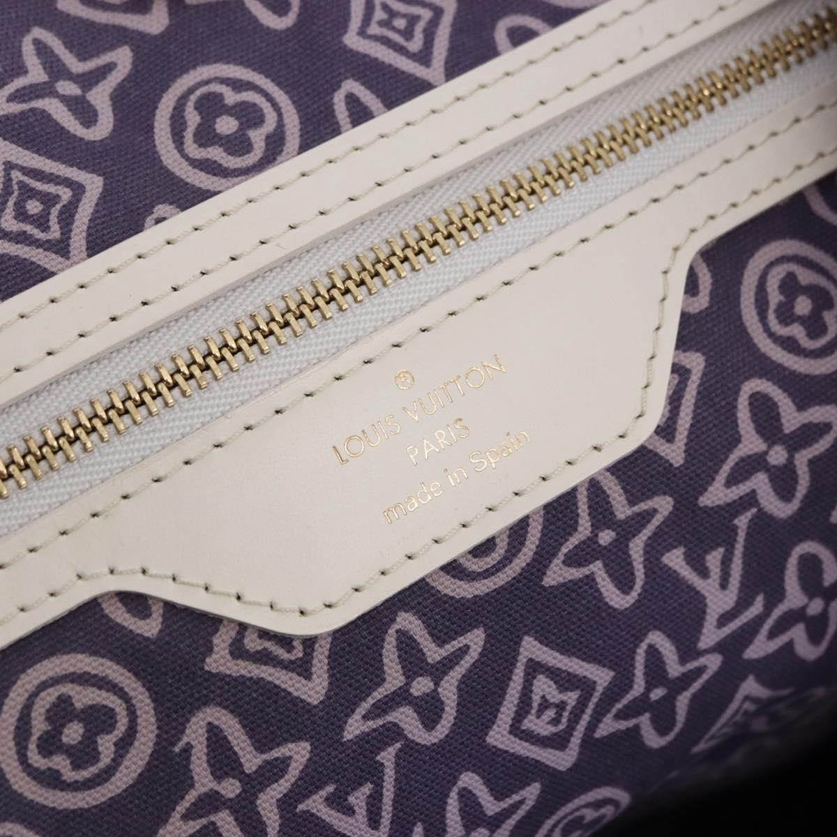 LOUIS VUITTON Cruise line Taicienne GM Bag Canvas Purple M95681 LV Auth ep15639A