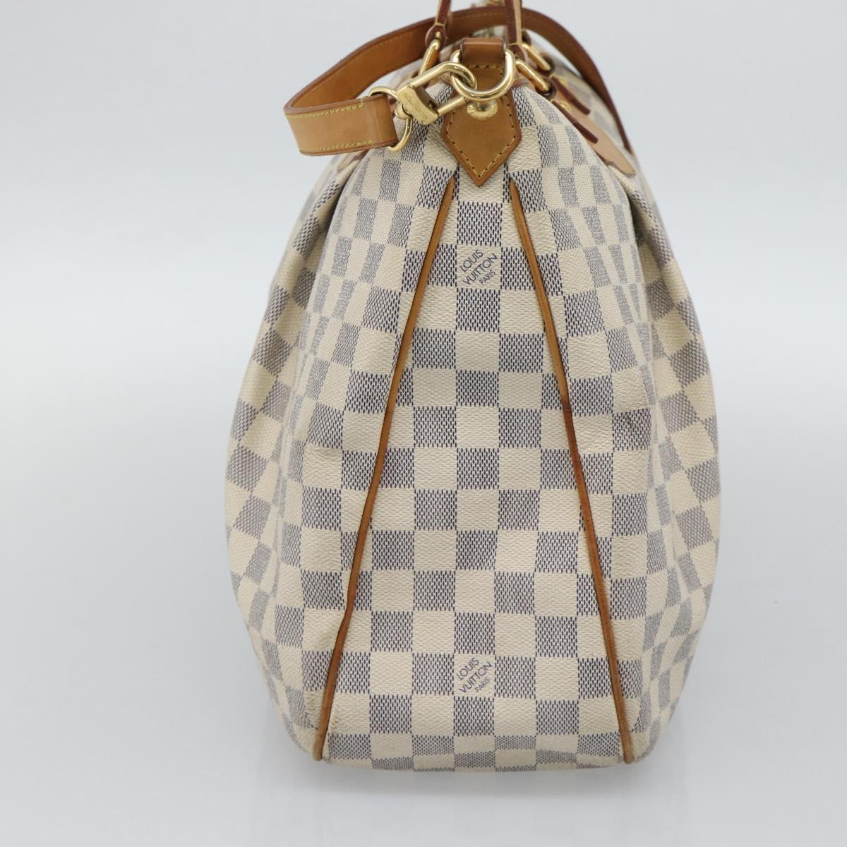 LOUIS VUITTON Damier Azur Siracusa GM Shoulder Bag N41111 LV Auth ep15640A